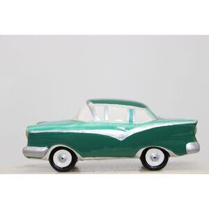 Dept 56 Snow Village - Classic Cars Two Tone Green Sedan